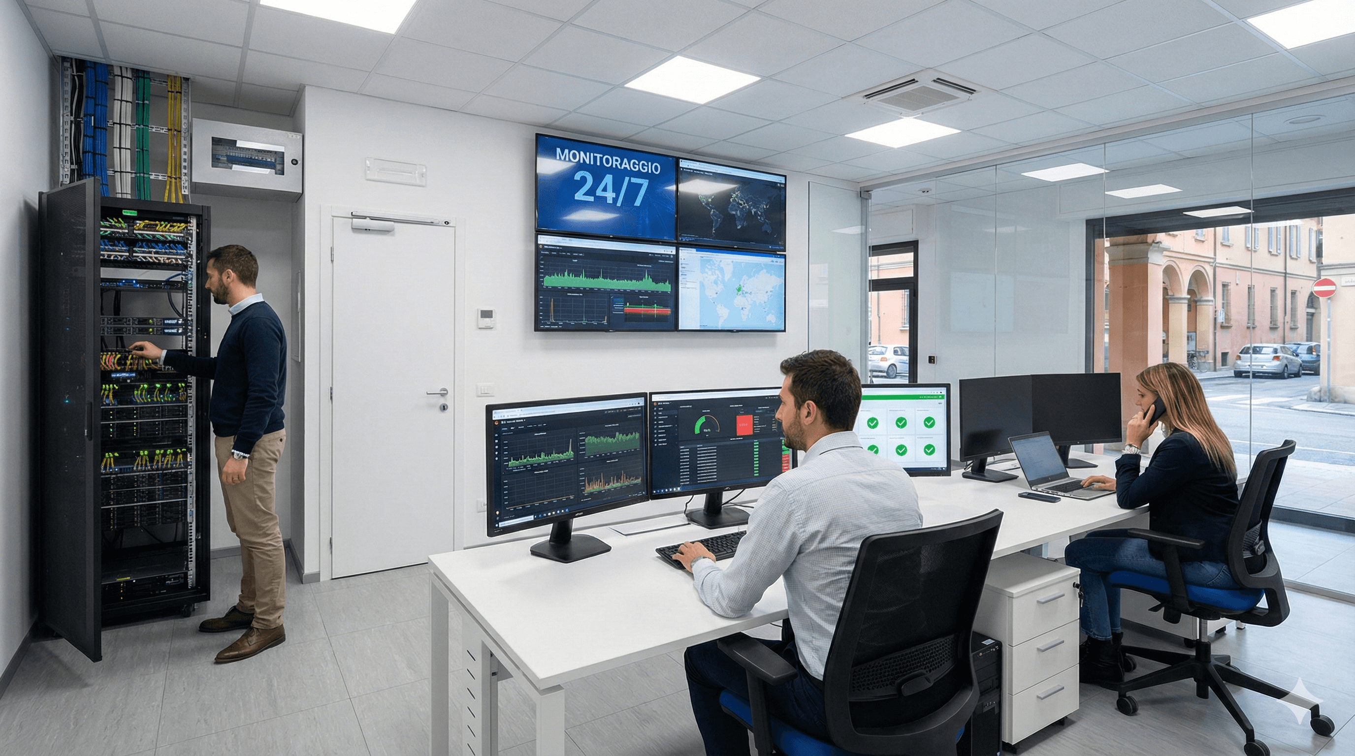 Manutenzione Server, Reti Aziendali e Sicurezza Informatica