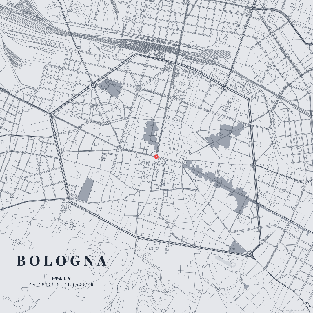Bologna map